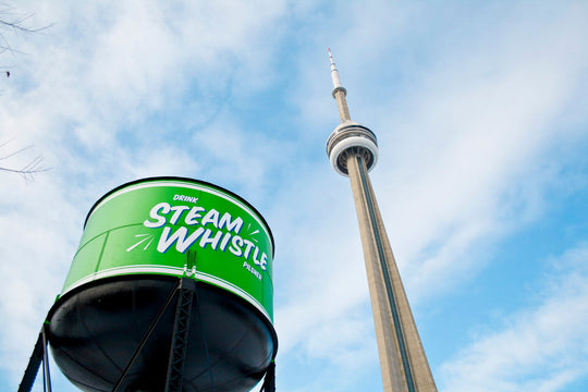 Steam Whistle Fan Hand Drawn Art