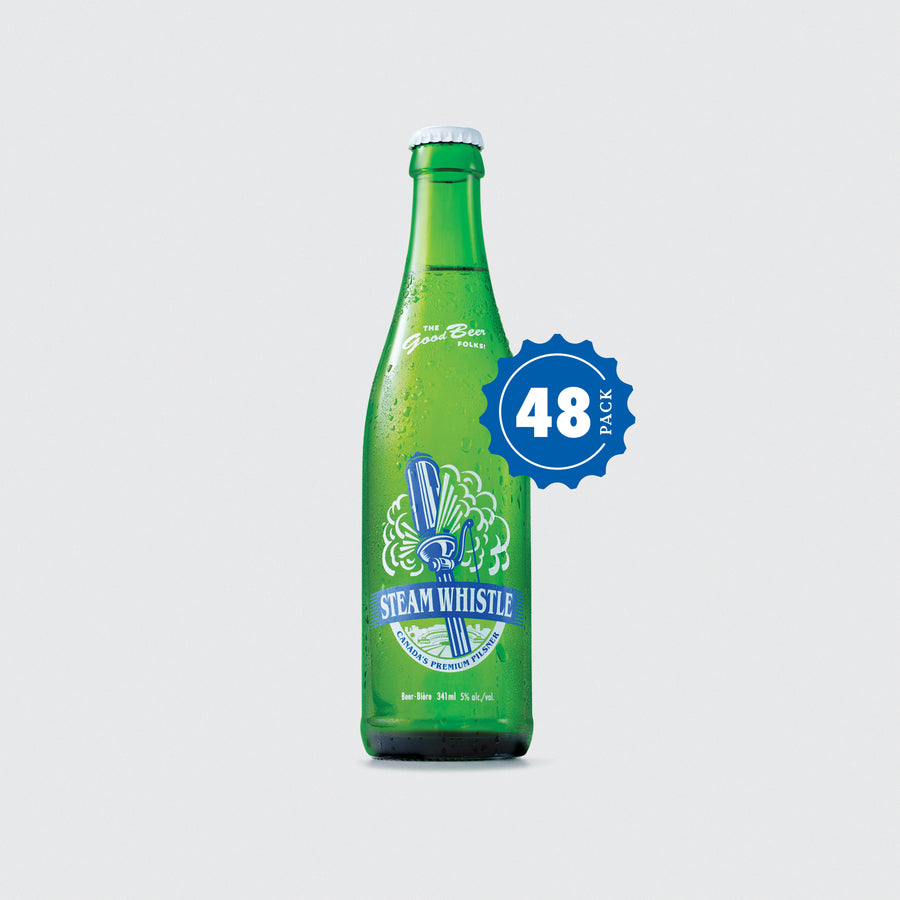 Steam Whistle Pilsner Bottles 48-pack